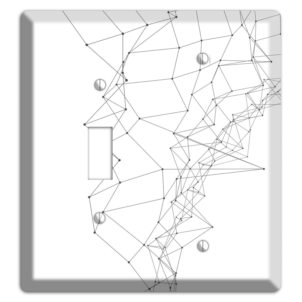 Neural Drift Lines Toggle / Blank Wallplate
