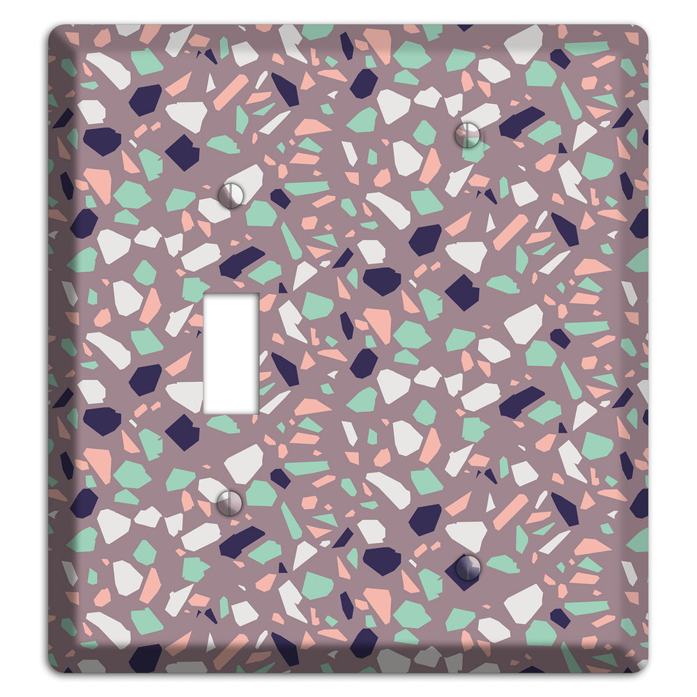 Lavender Shard Toggle / Blank Wallplate