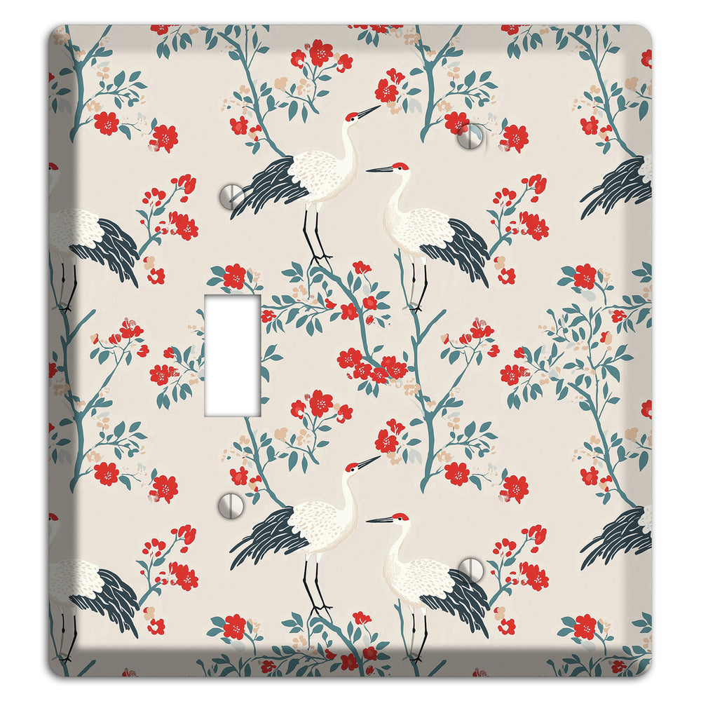 Ivory Blossom Vigil Toggle / Blank Wallplate