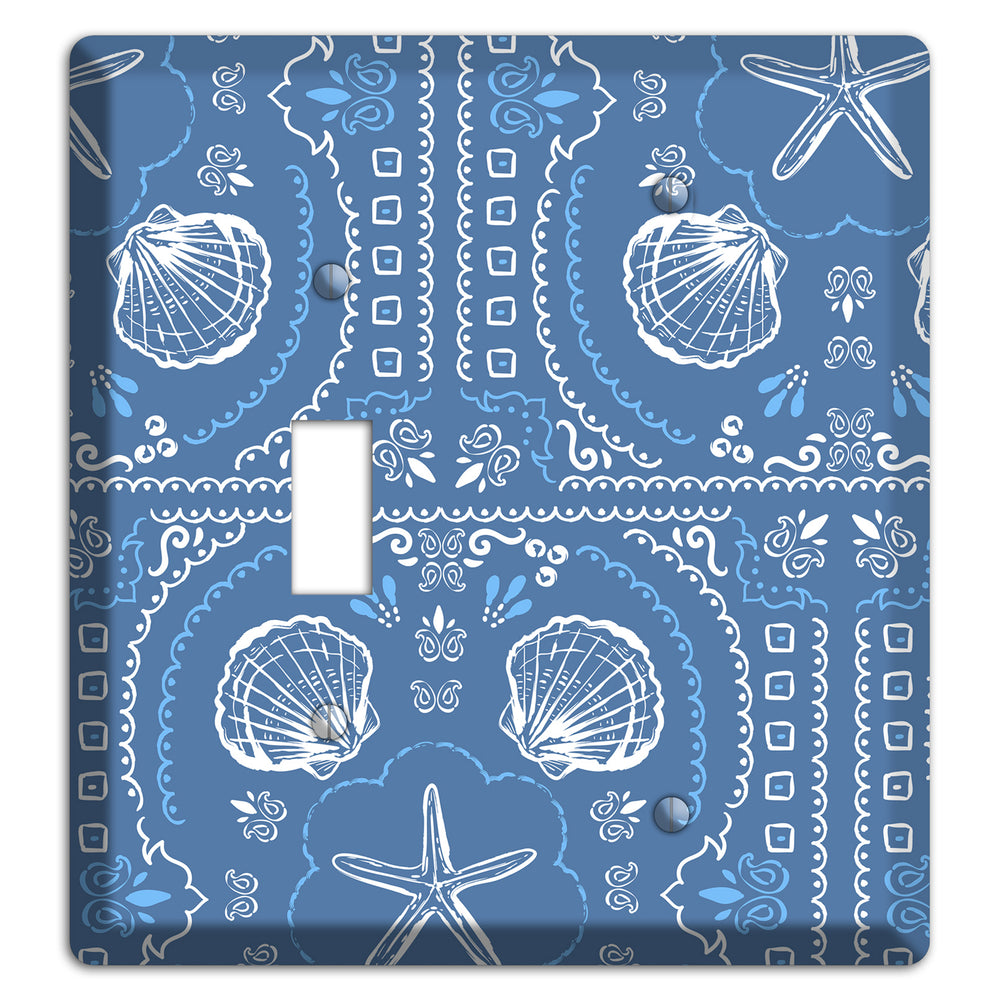 Cerulean Bandana Shore Toggle / Blank Wallplate