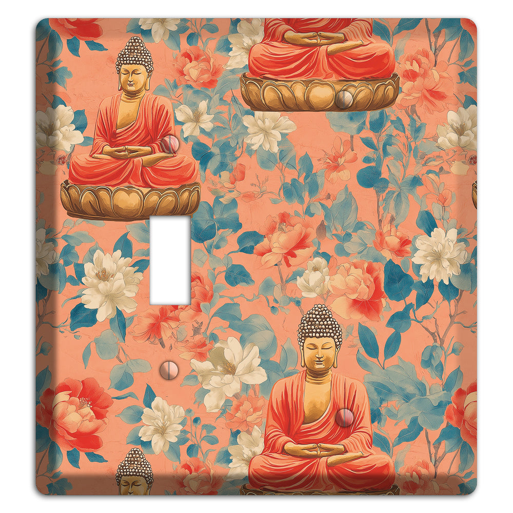 Lotus & Coral Toggle / Blank Wallplate