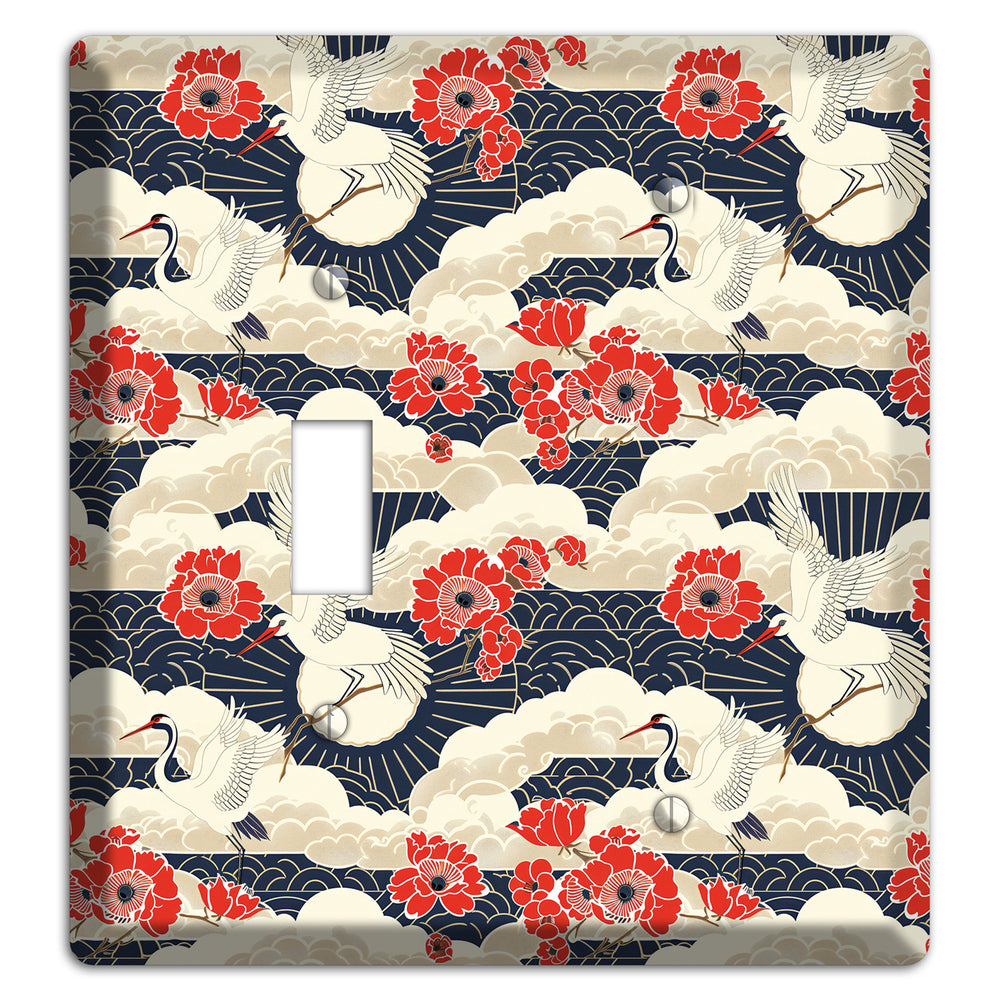 Crimson Peony Ascent Toggle / Blank Wallplate