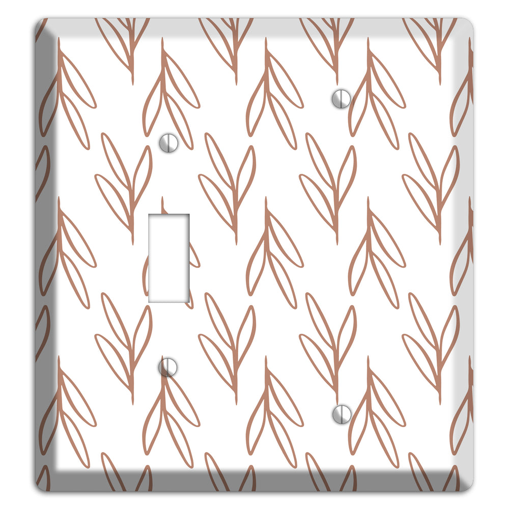 Whisper & Stem Toggle / Blank Wallplate