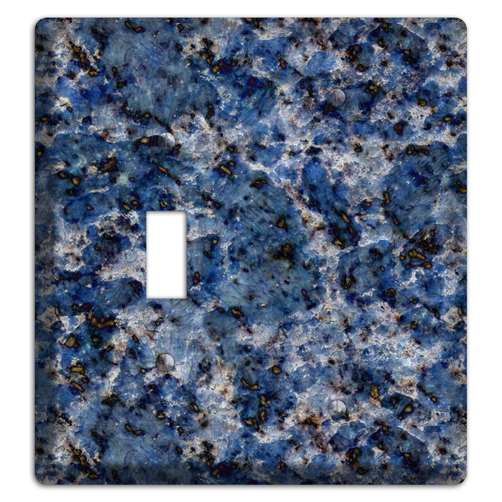 Blue Bahia Granite Toggle / Blank Wallplate
