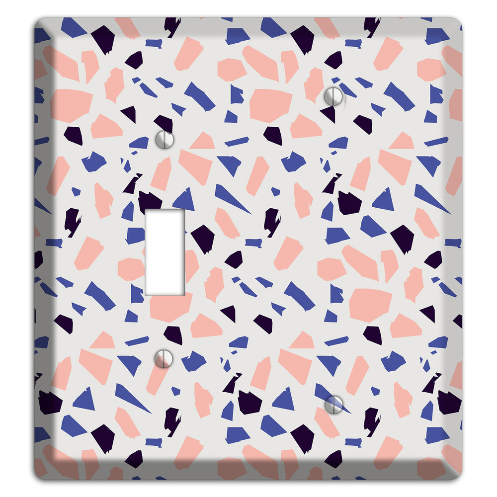 Coral Indigo Burst Toggle / Blank Wallplate