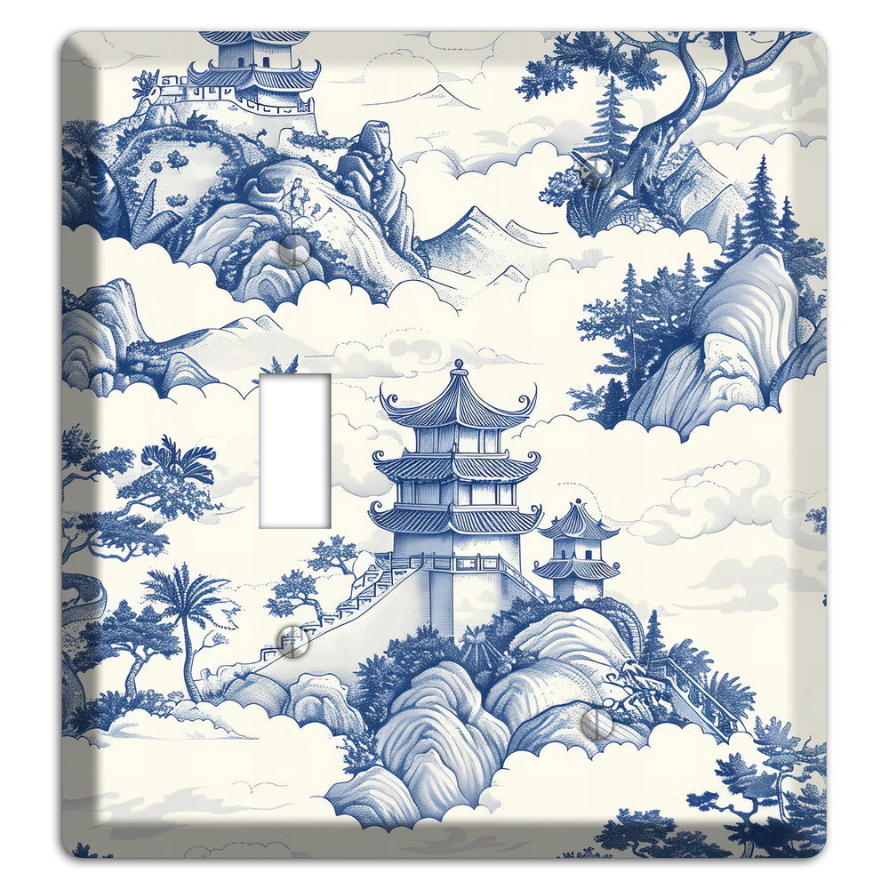 Celestial Pagoda Mist Toggle / Blank Wallplate