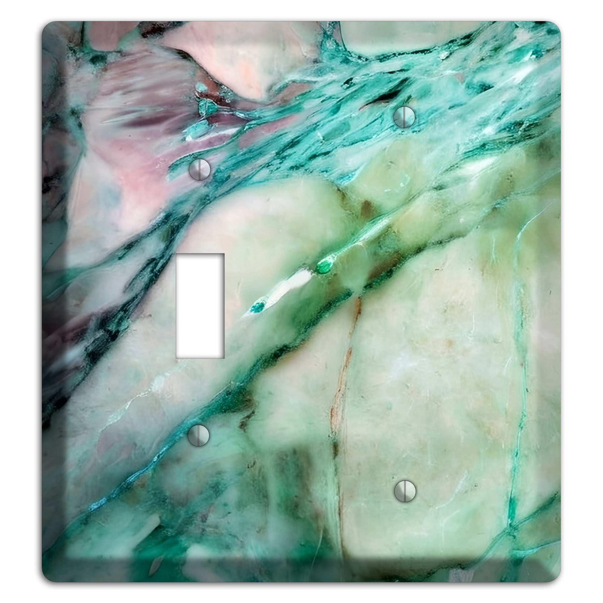 Monte Carlo Marble Toggle / Blank Wallplate