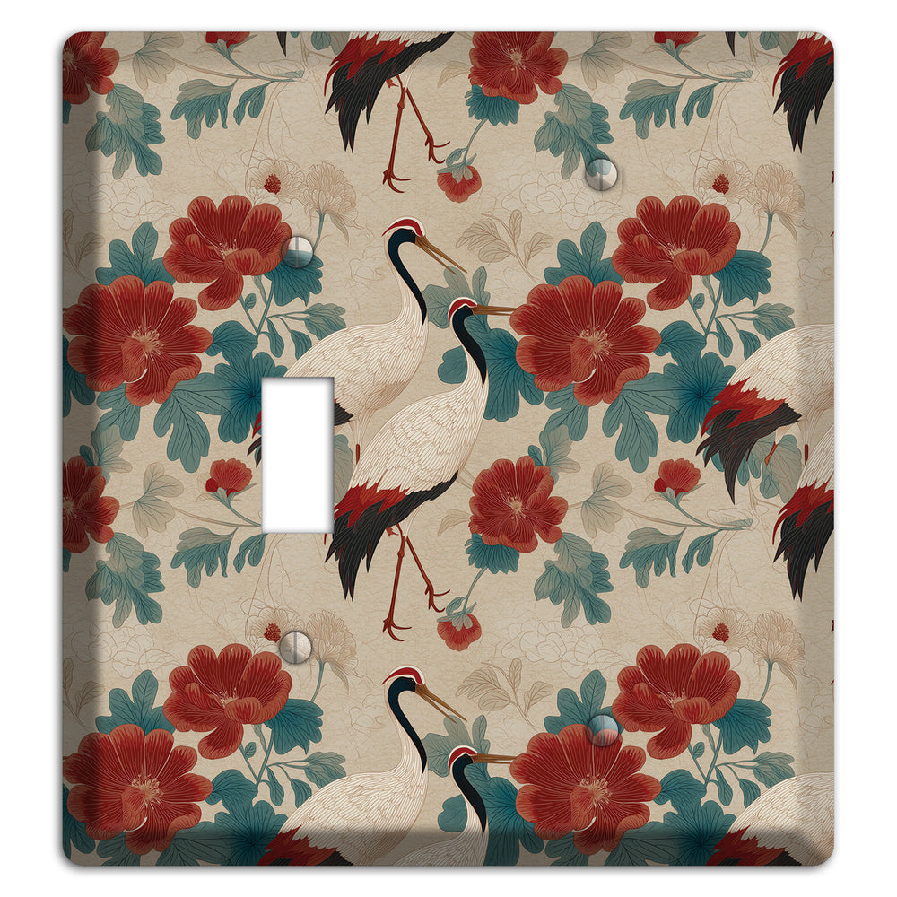 Rust Peony Passage Toggle / Blank Wallplate