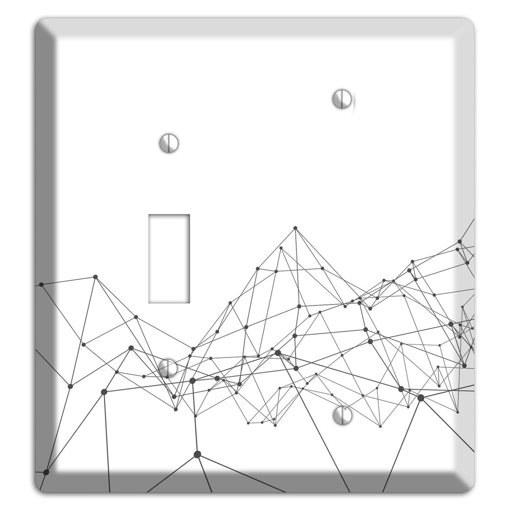Fractured Cartography Toggle / Blank Wallplate