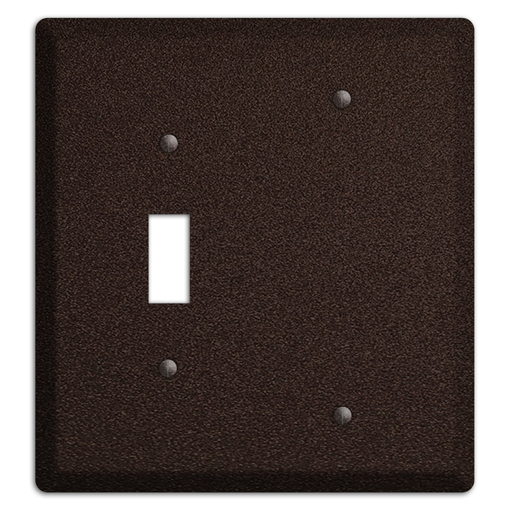Baxter Subtle Antique Bronze Toggle / Blank Wallplate
