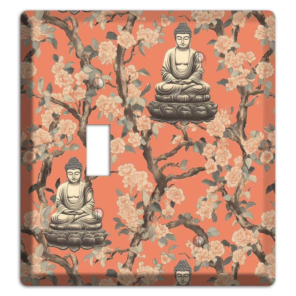 Lotus & Bough Toggle / Blank Wallplate