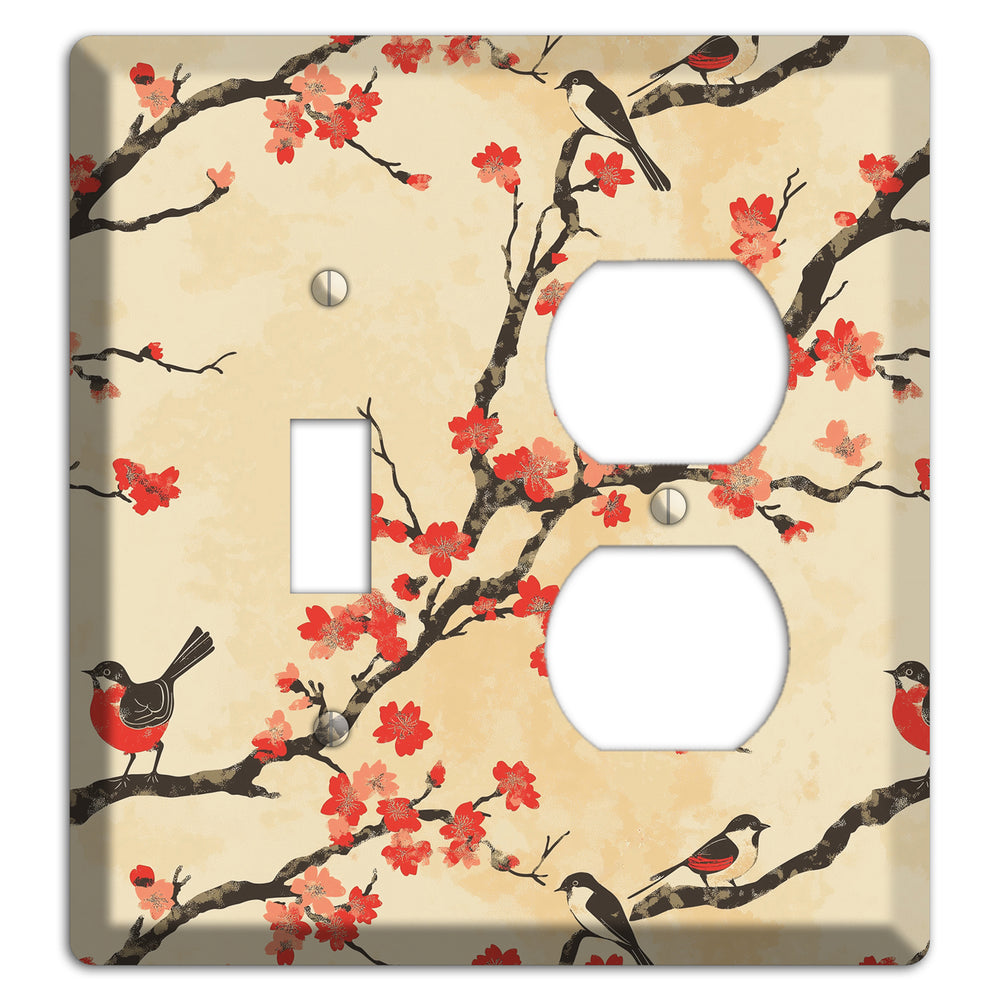 Blossom & Wing Toggle / Duplex Wallplate