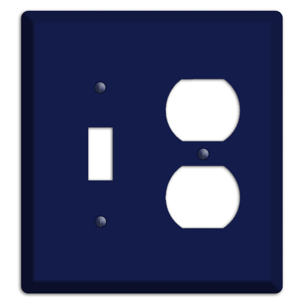 Baxter Midnight Navy Solid Toggle / Duplex Wallplate