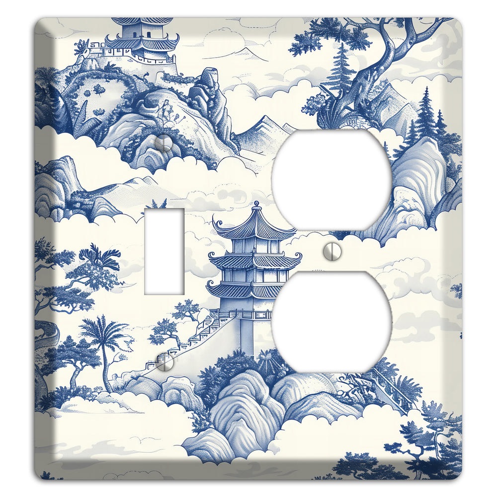 Celestial Pagoda Mist Toggle / Duplex Wallplate