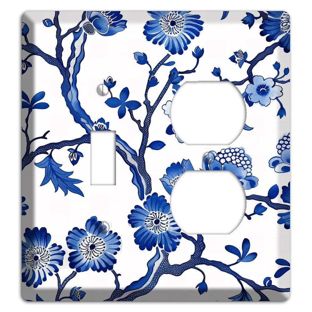 Porcelain Garden Reverie Toggle / Duplex Wallplate
