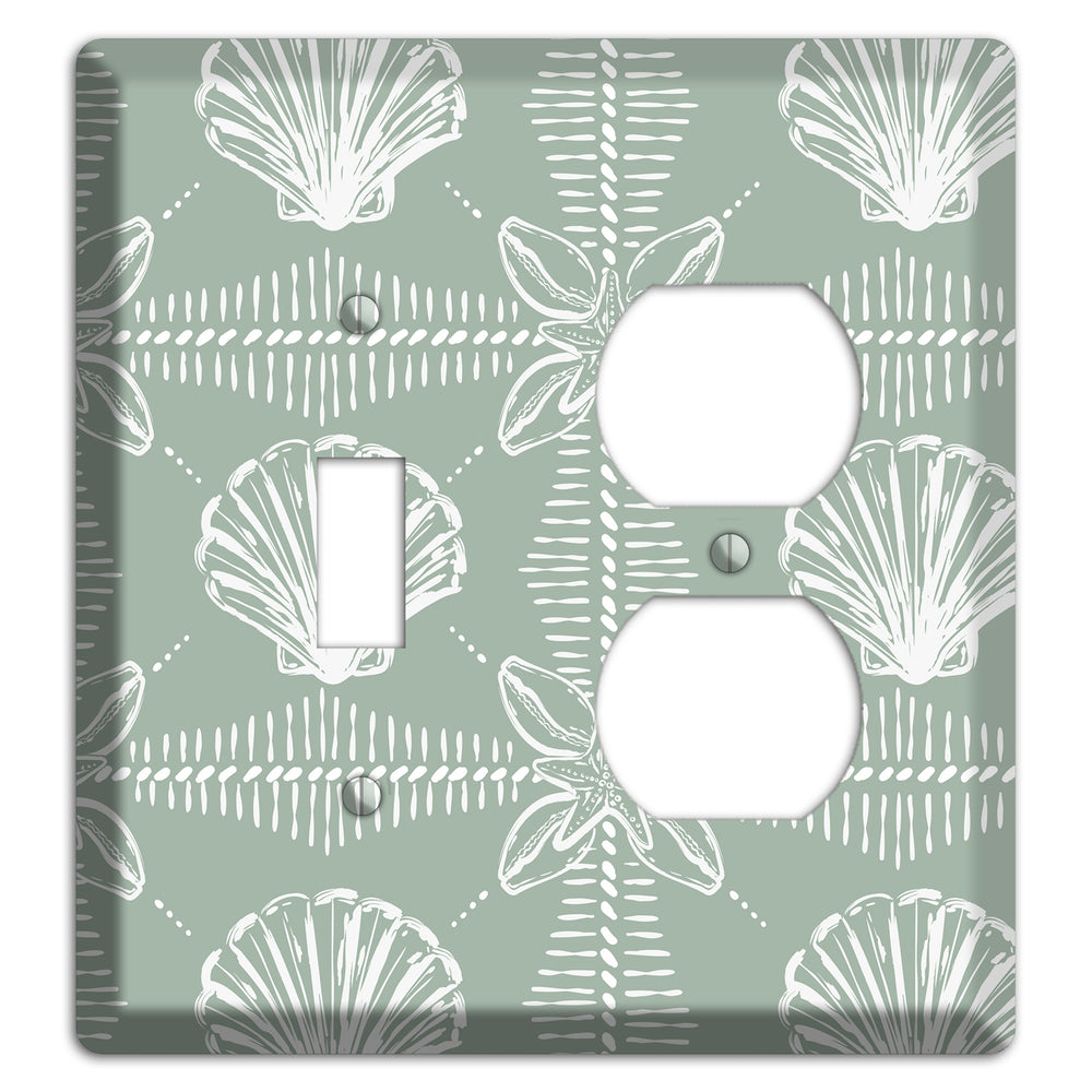 Sage Tide Relics Toggle / Duplex Wallplate
