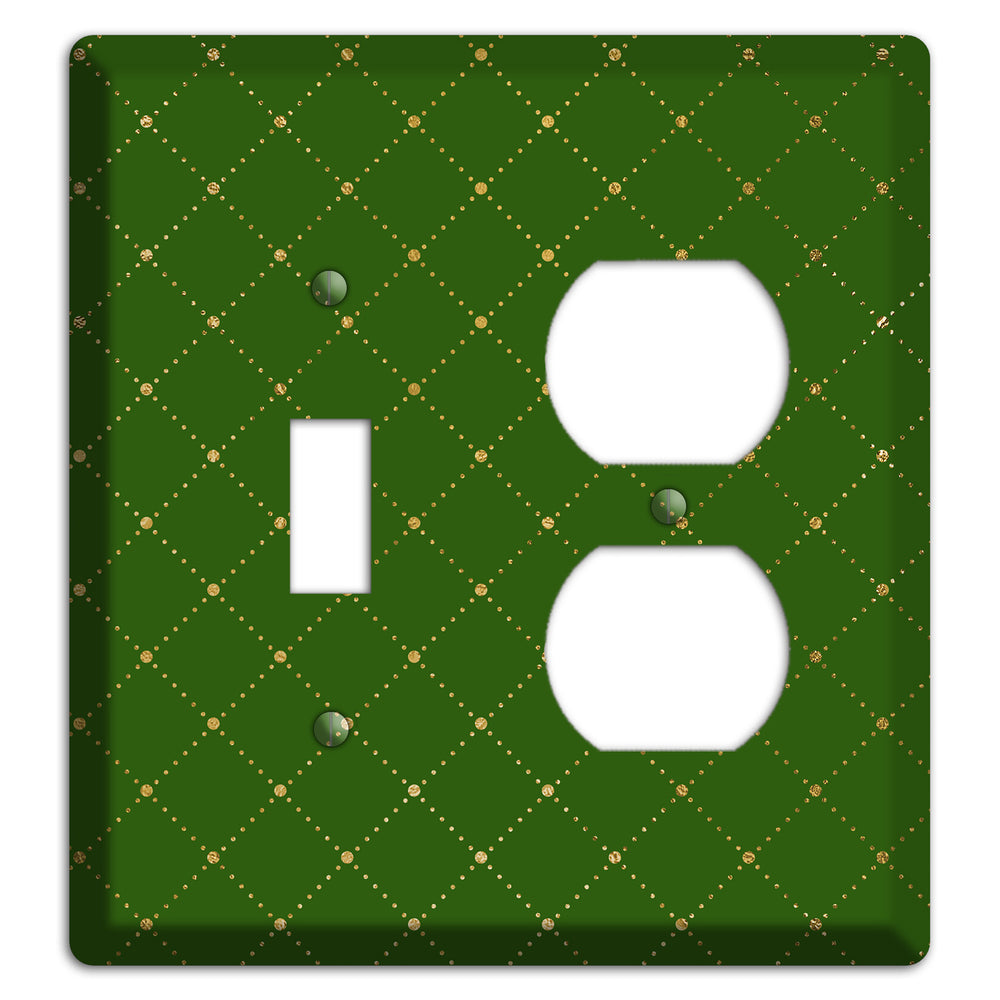 Beaded Lattice Toggle / Duplex Wallplate