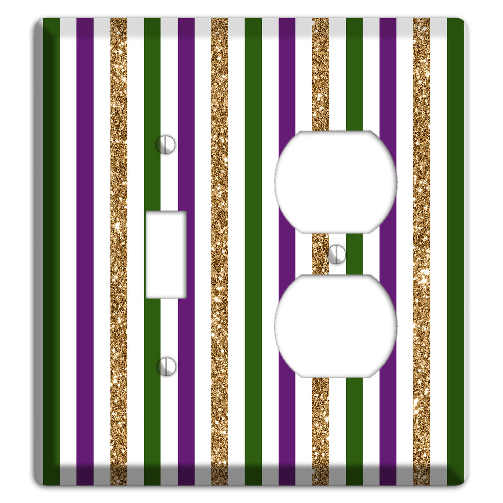 Carnival Stripes: Lumi√®re Toggle / Duplex Wallplate