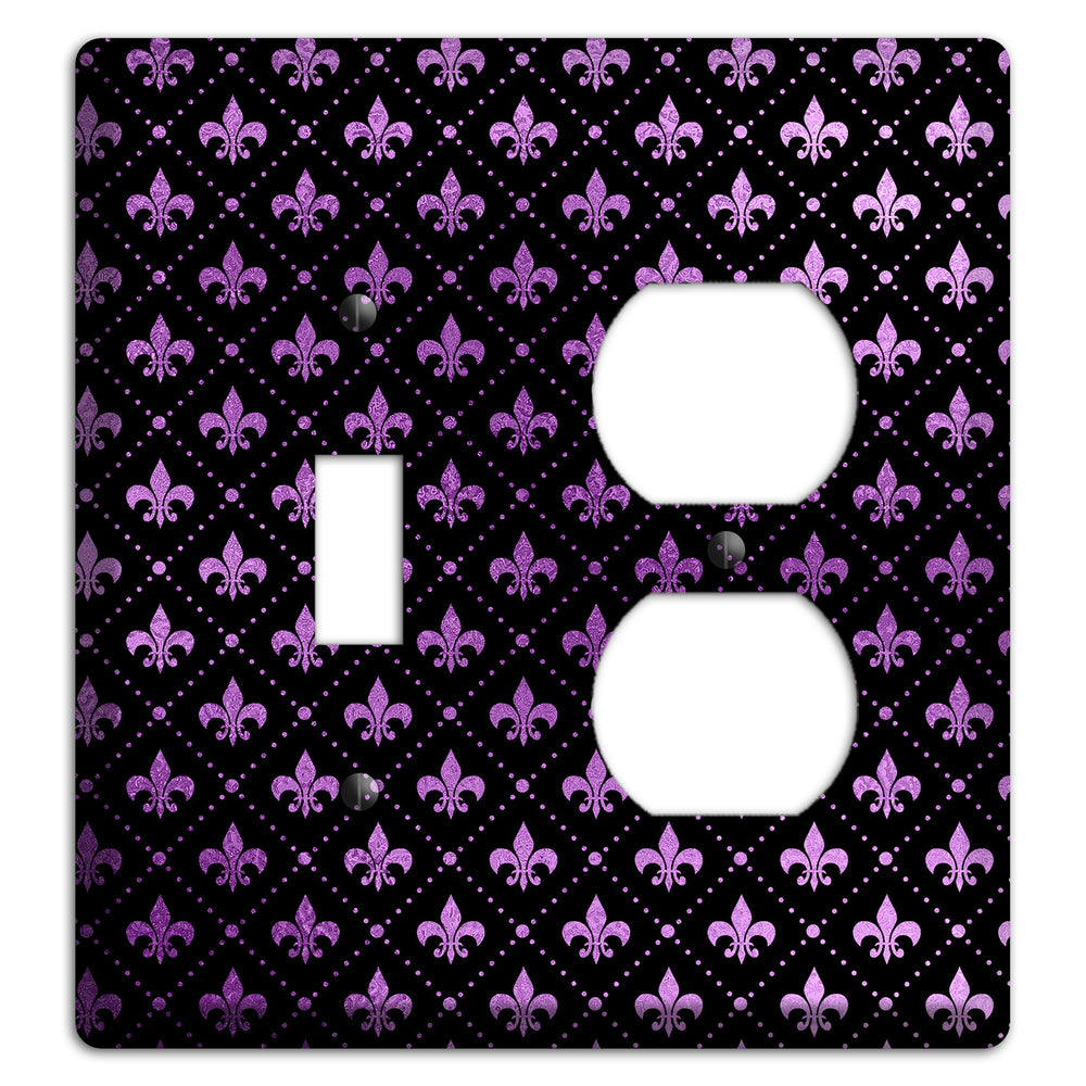 Royal Lilac Grid Toggle / Duplex Wallplate