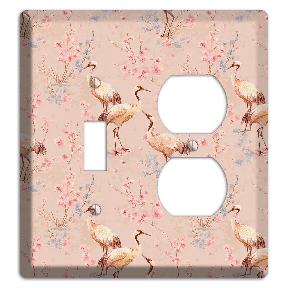 Blush Sakura Passage Toggle / Duplex Wallplate