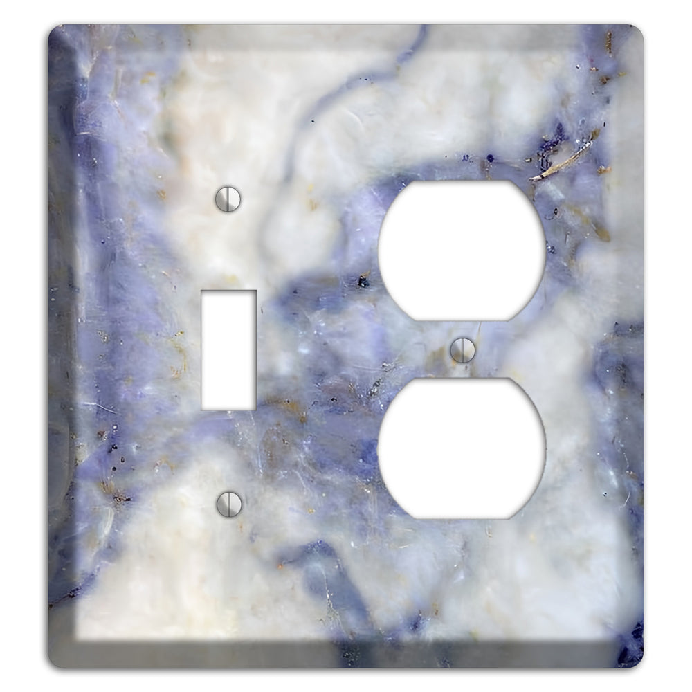 Spindle Marble Toggle / Duplex Wallplate