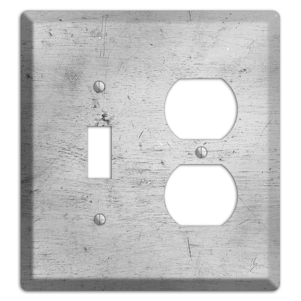 Silver Deck Toggle / Duplex Wallplate