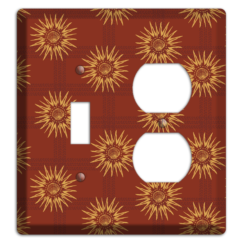 Russet Sun Plaid Toggle / Duplex Wallplate