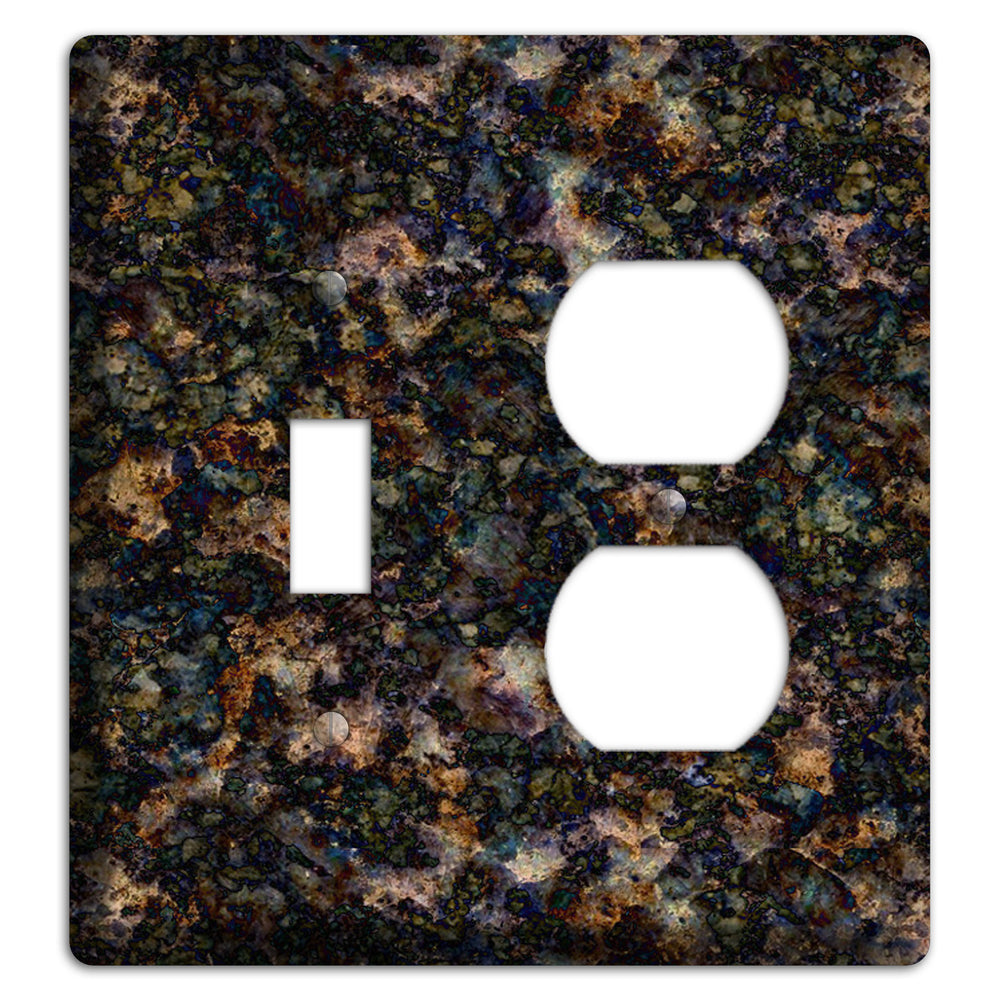 Volga Blue Granite Toggle / Duplex Wallplate