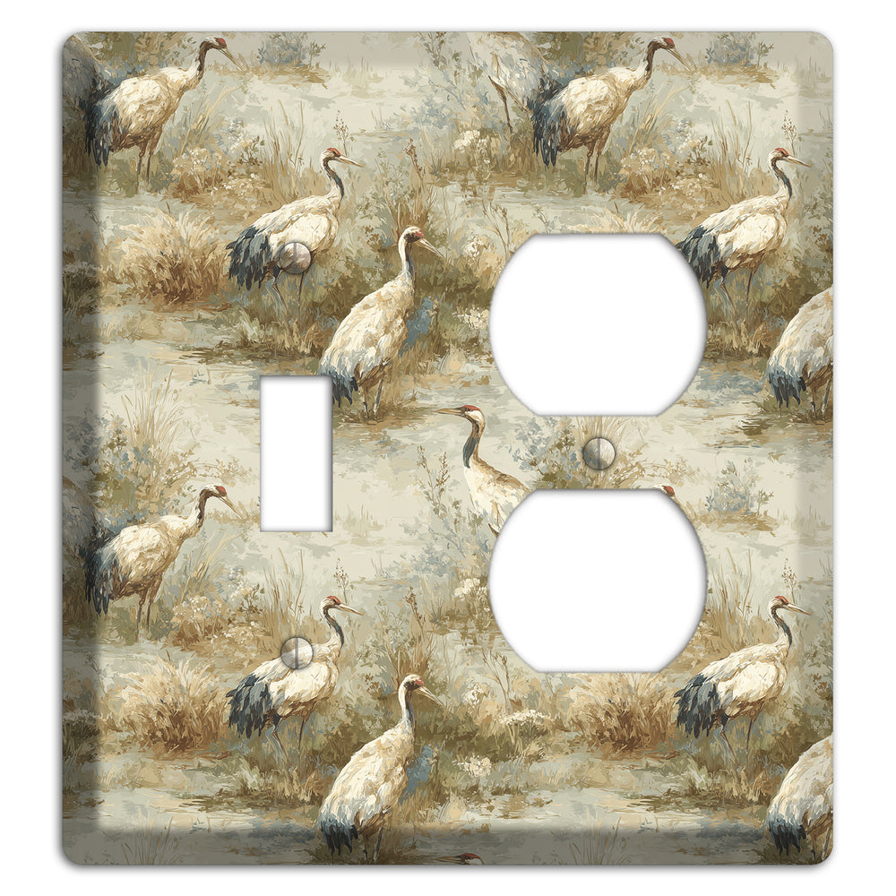 Marshland Crane Reverie Toggle / Duplex Wallplate