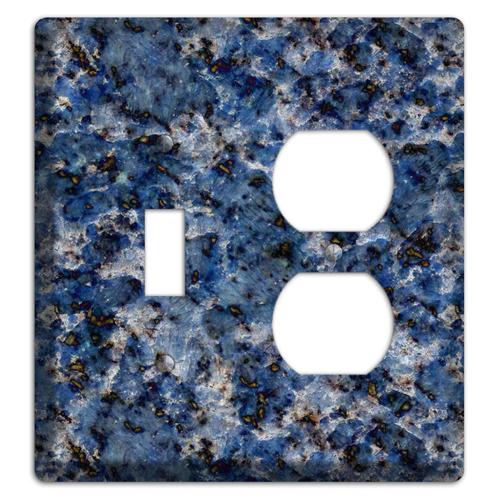 Blue Bahia Granite Toggle / Duplex Wallplate