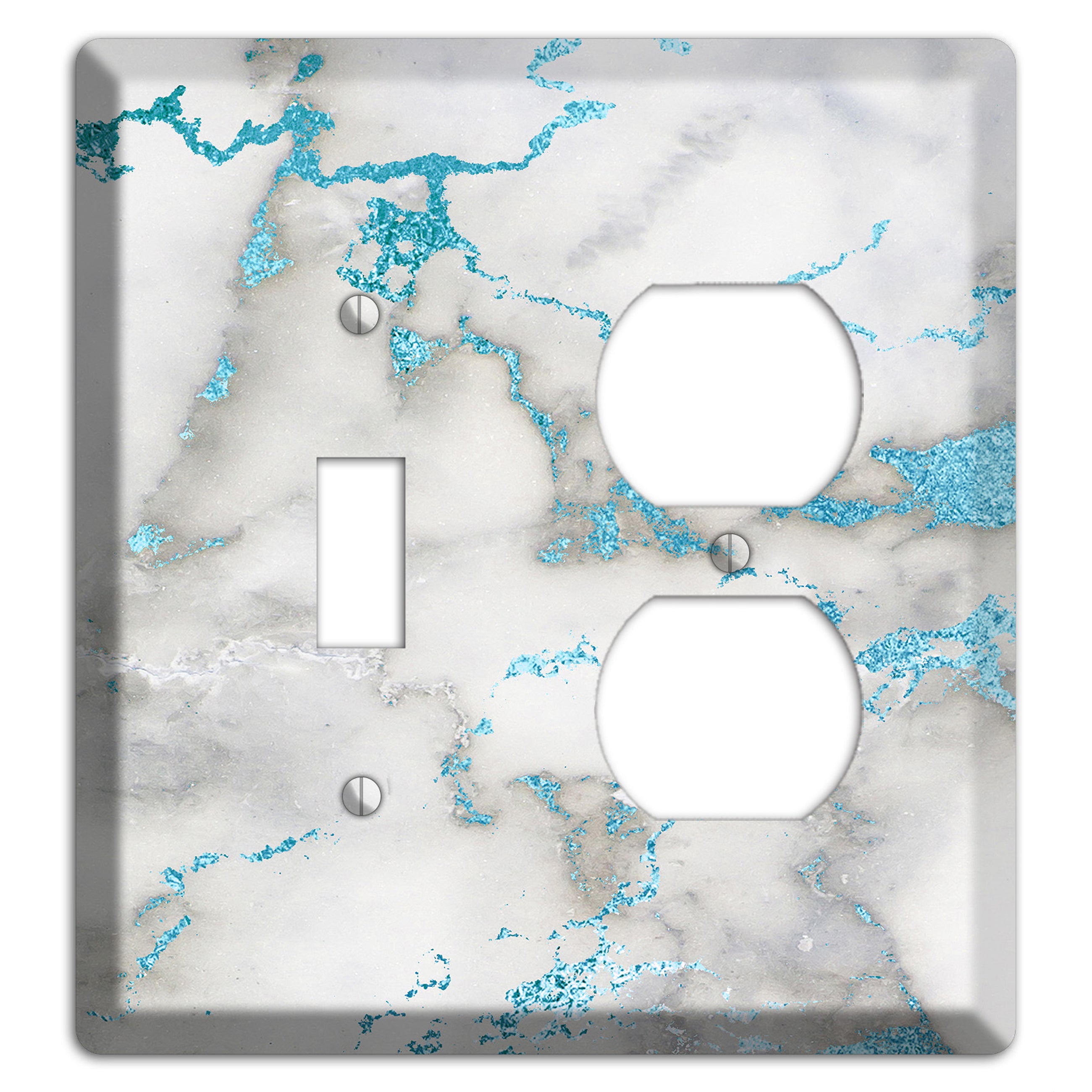 Gumbo Marble Toggle / Duplex Wallplate