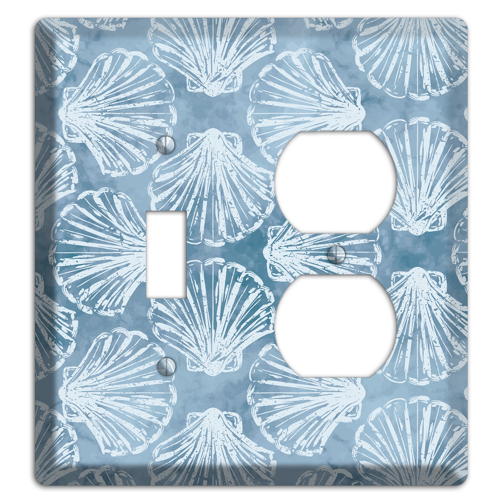 Coastal Shell Drift Toggle / Duplex Wallplate