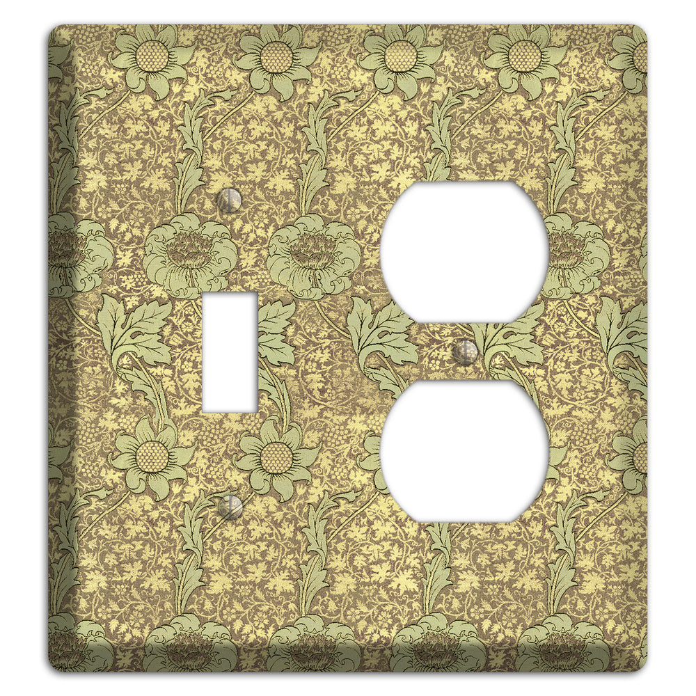 Wildflower Scroll Toggle / Duplex Wallplate