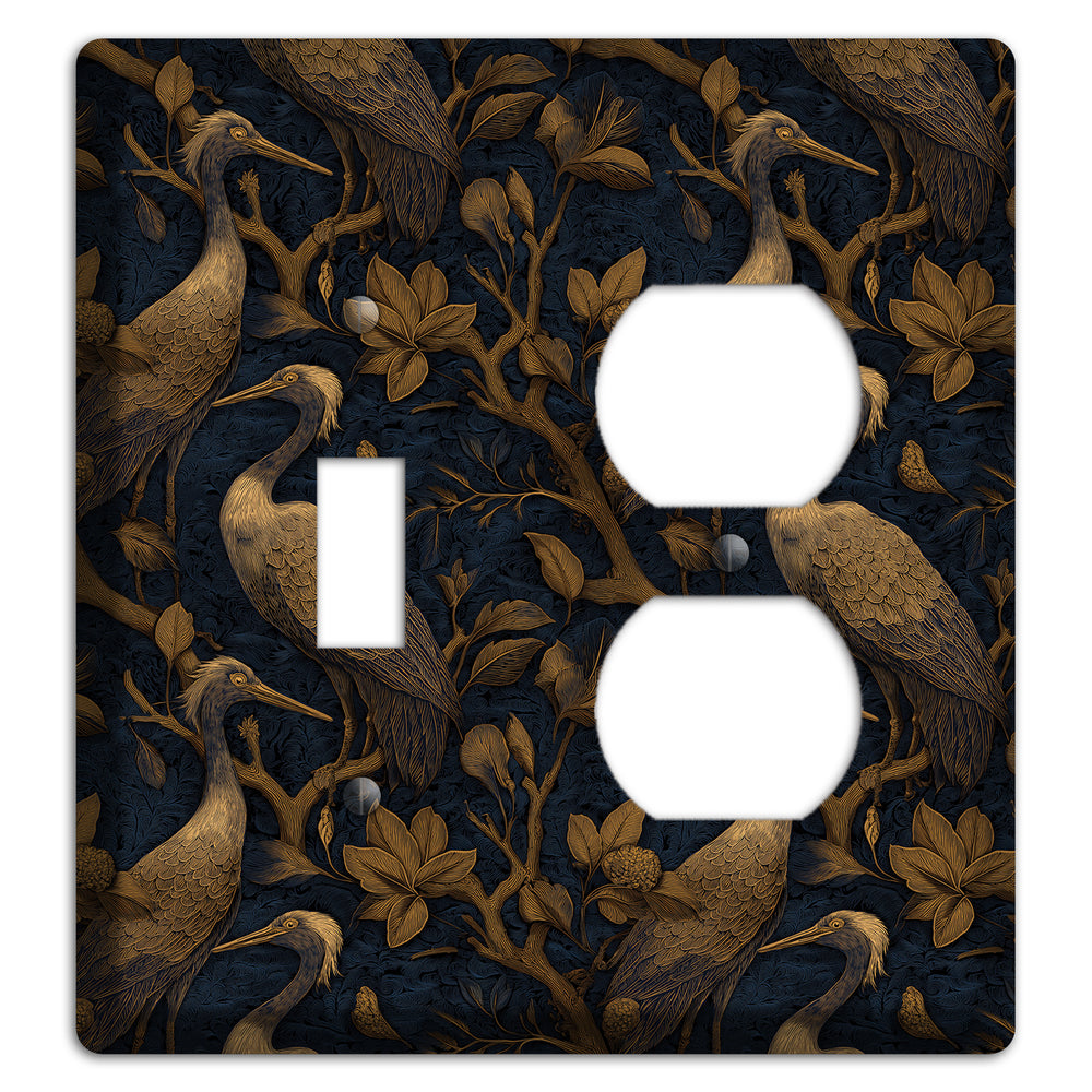 Gilded Heron Dusk Toggle / Duplex Wallplate