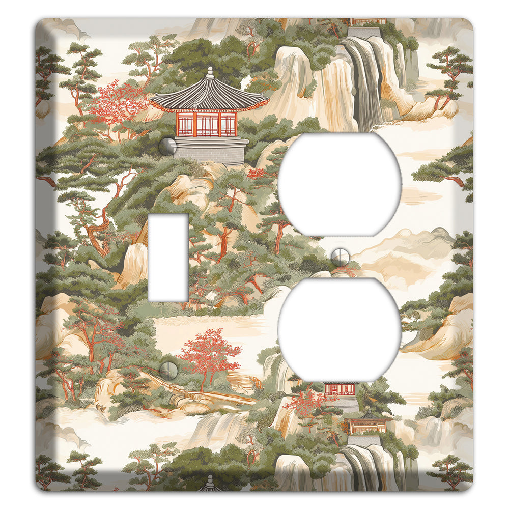 Mountain Pavilion Mist Toggle / Duplex Wallplate
