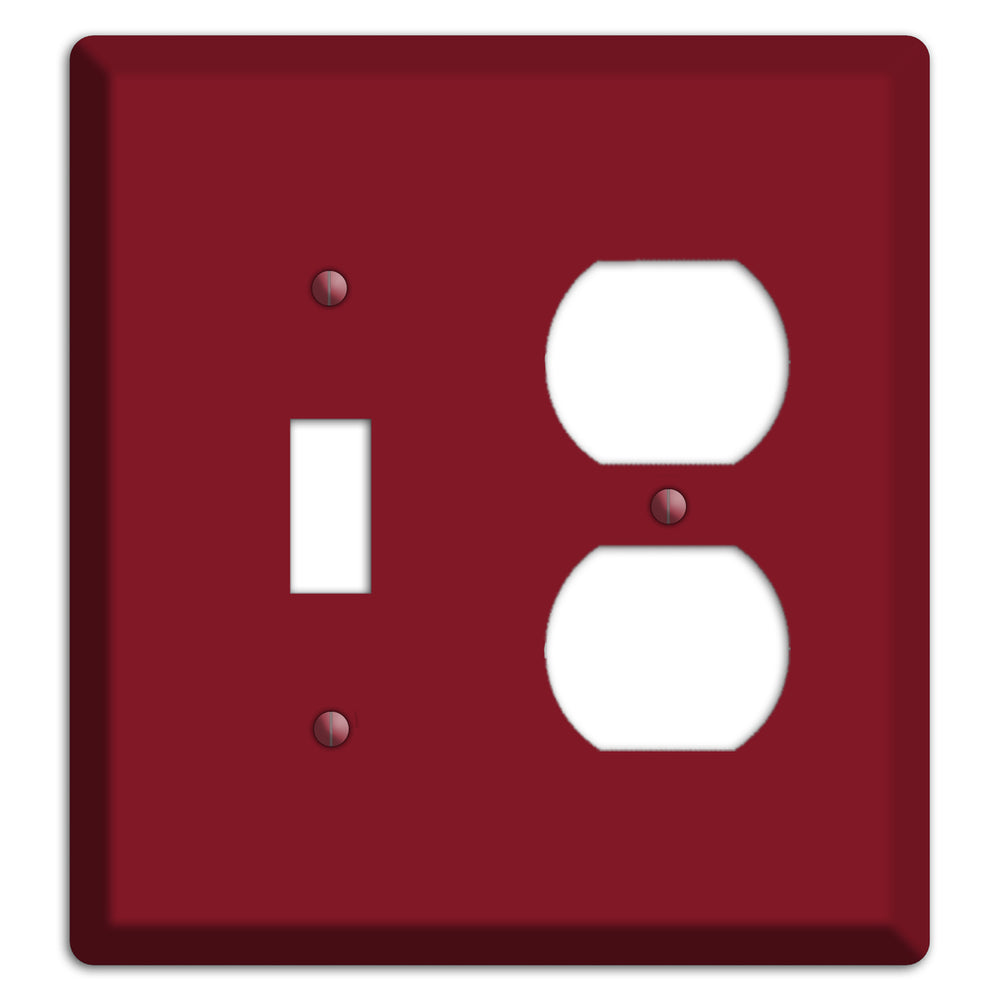 Baxter Burgundy Wine Toggle / Duplex Wallplate