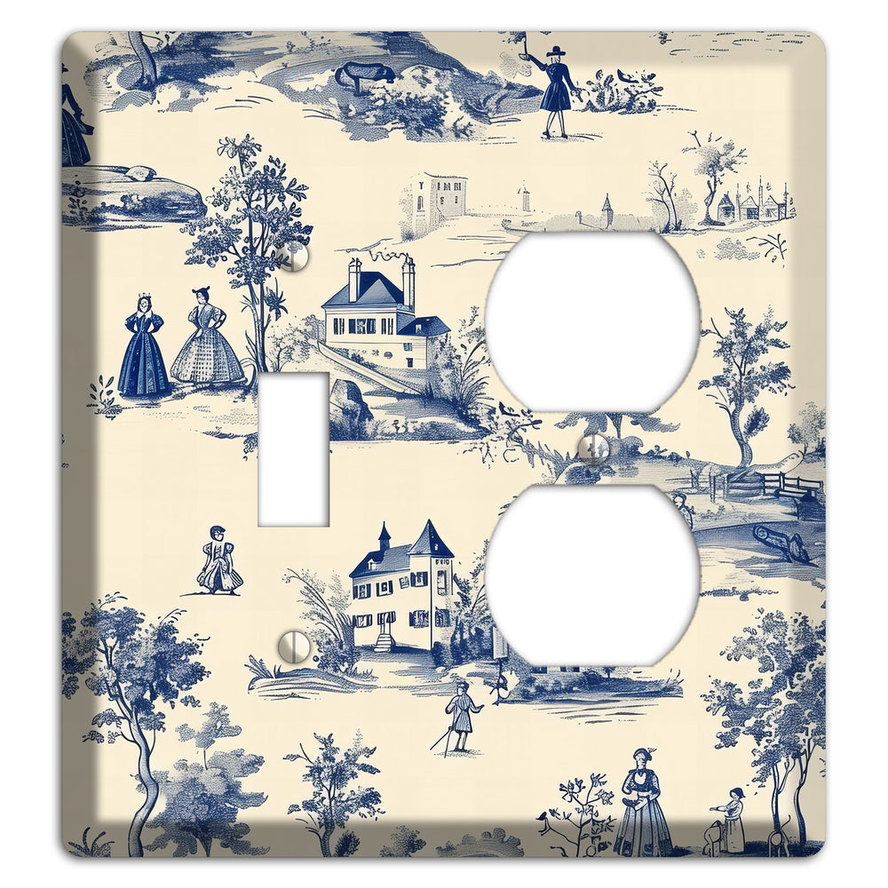 Pastoral Letter Toggle / Duplex Wallplate