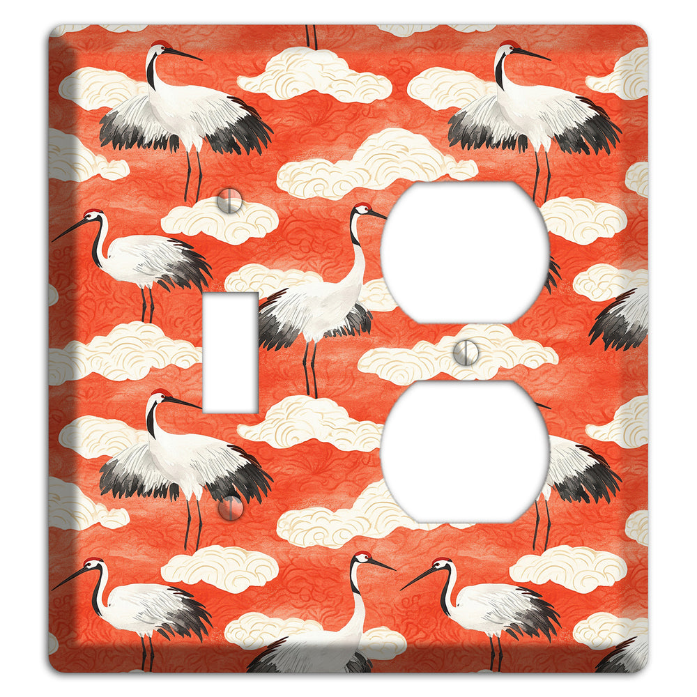 Vermillion Cloud Ceremony Toggle / Duplex Wallplate