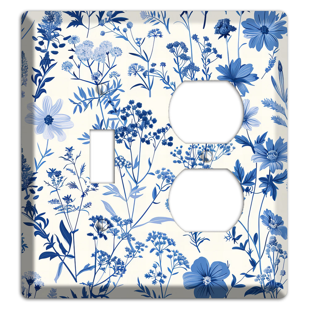 Meadow in Monochrome Toggle / Duplex Wallplate