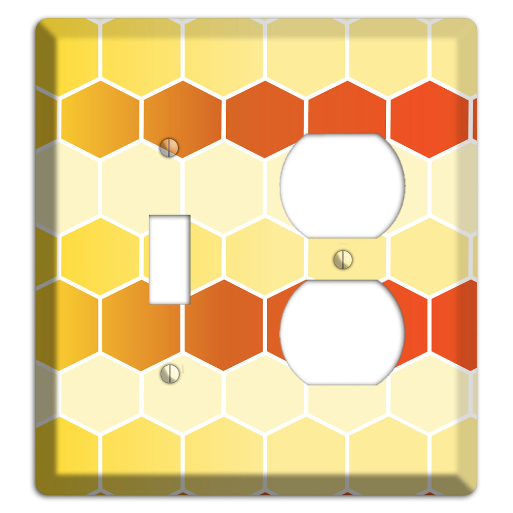 Amber Cell Drift Toggle / Duplex Wallplate
