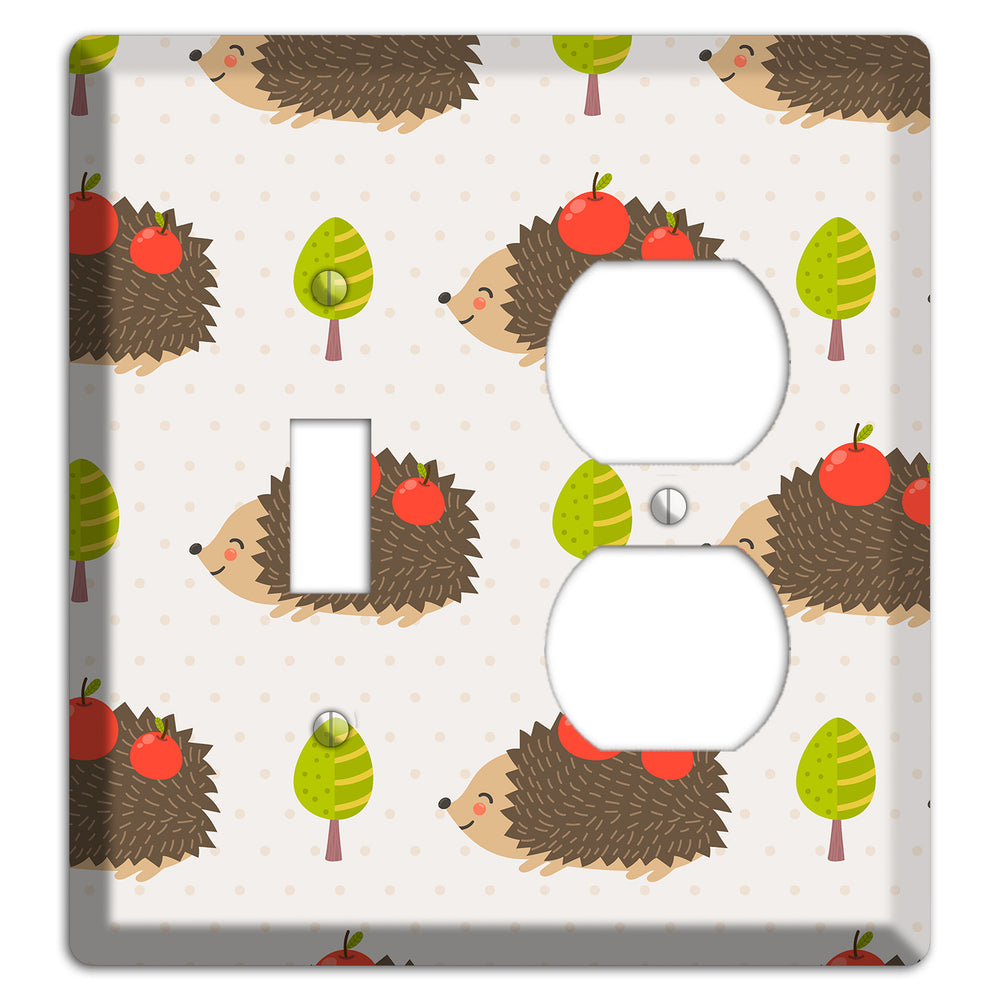 Hedgehog Harvest Toggle / Duplex Wallplate