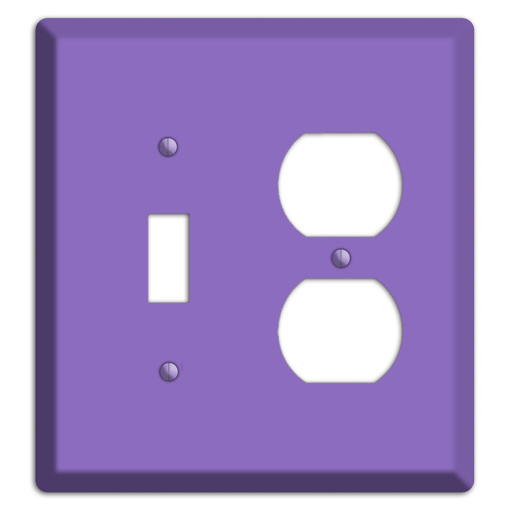 Baxter Violet Bloom Toggle / Duplex Wallplate