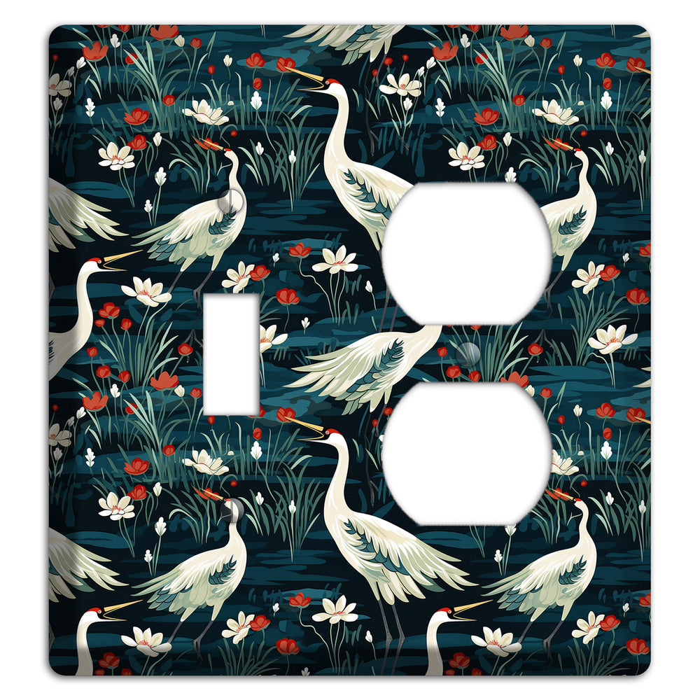 Midnight Lotus Marsh Toggle / Duplex Wallplate