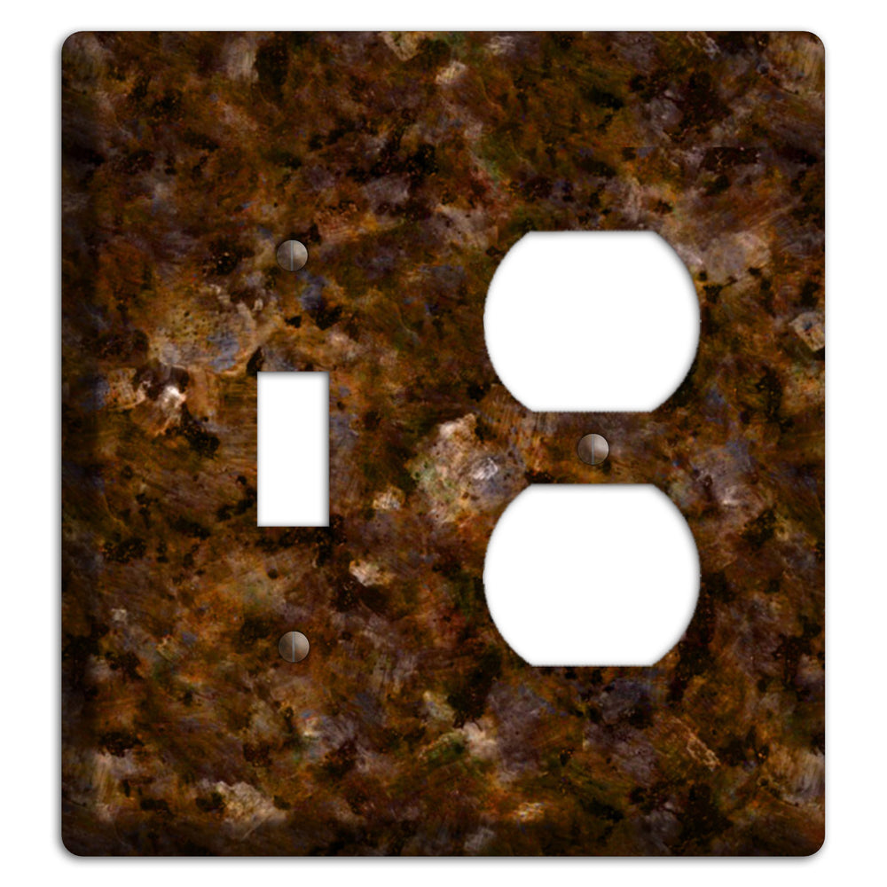 Baltic Green Granite Toggle / Duplex Wallplate