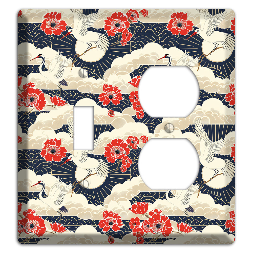 Crimson Peony Ascent Toggle / Duplex Wallplate