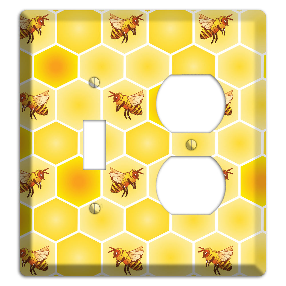 Honeycomb Colony Toggle / Duplex Wallplate