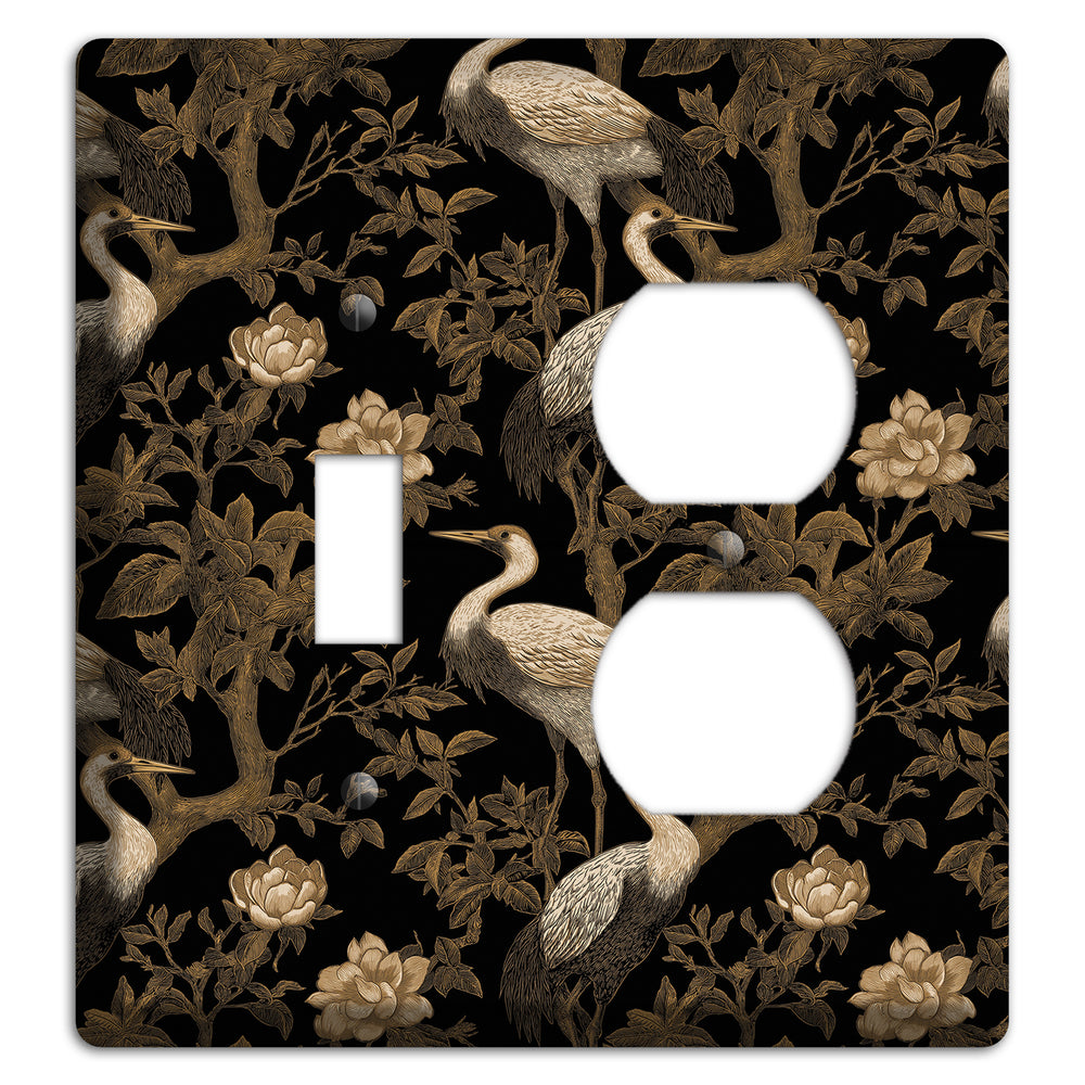 Obsidian Heron Dusk Toggle / Duplex Wallplate