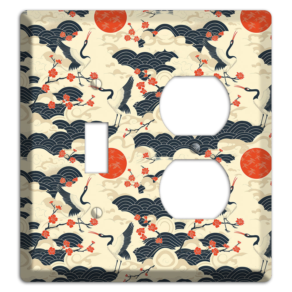 Crimson Sun Ascent Toggle / Duplex Wallplate