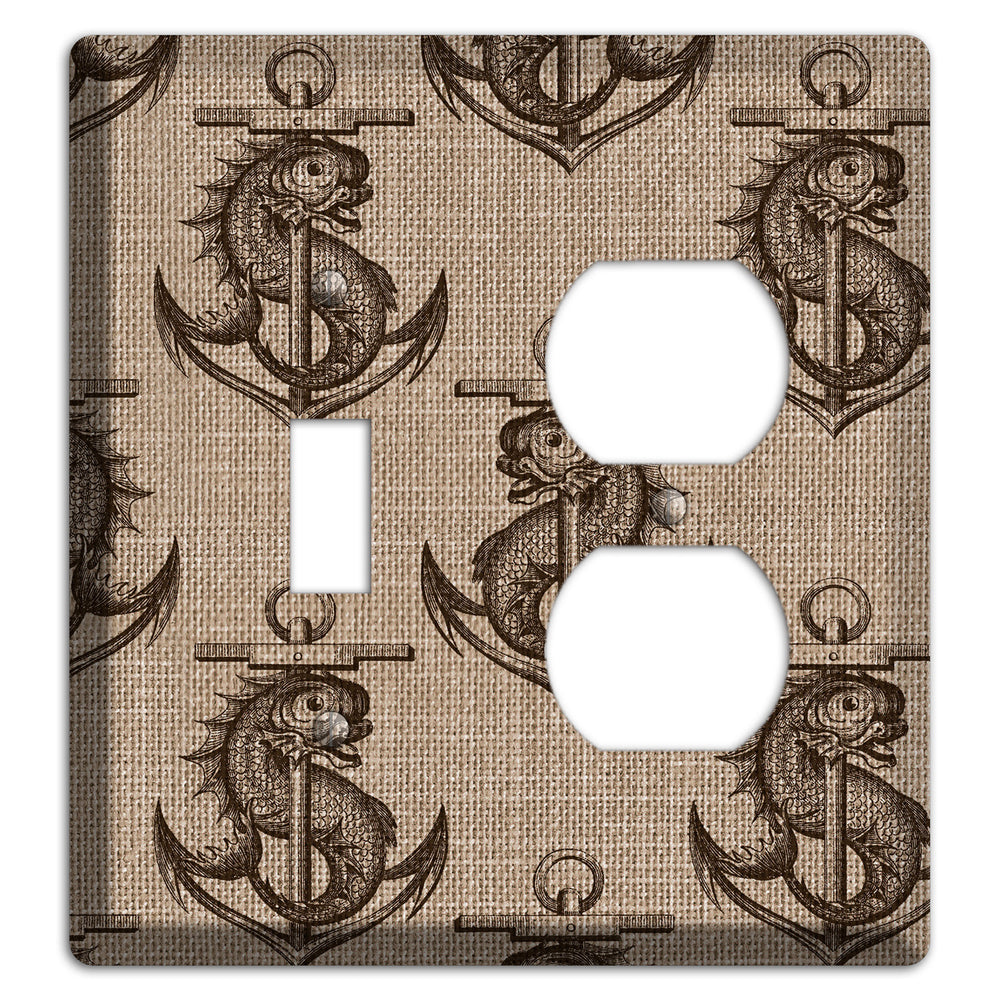 Anchor & Leviathan Toggle / Duplex Wallplate