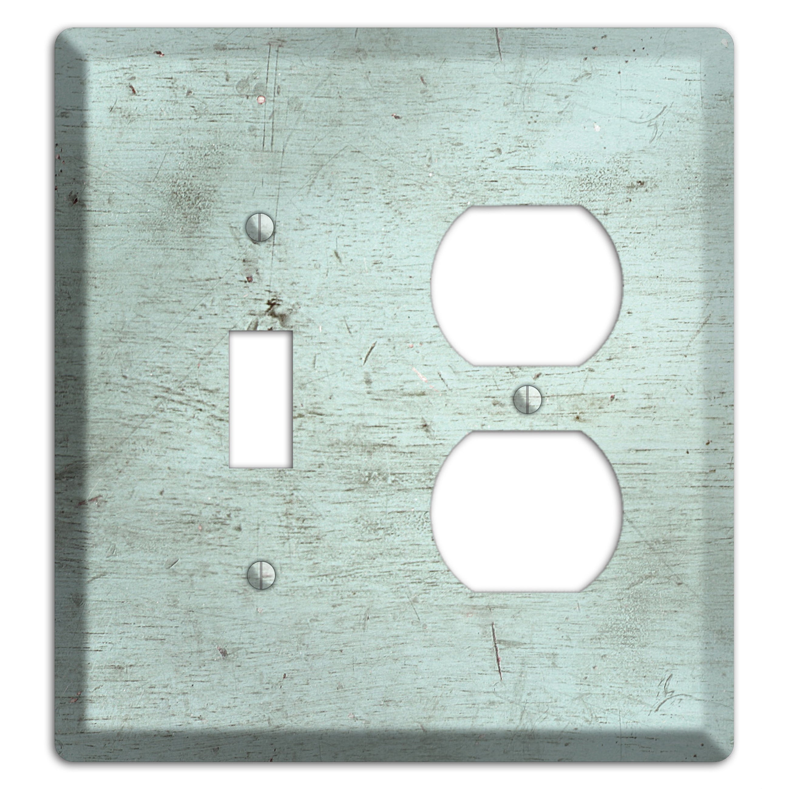 Weathered Teal Deck Toggle / Duplex Wallplate